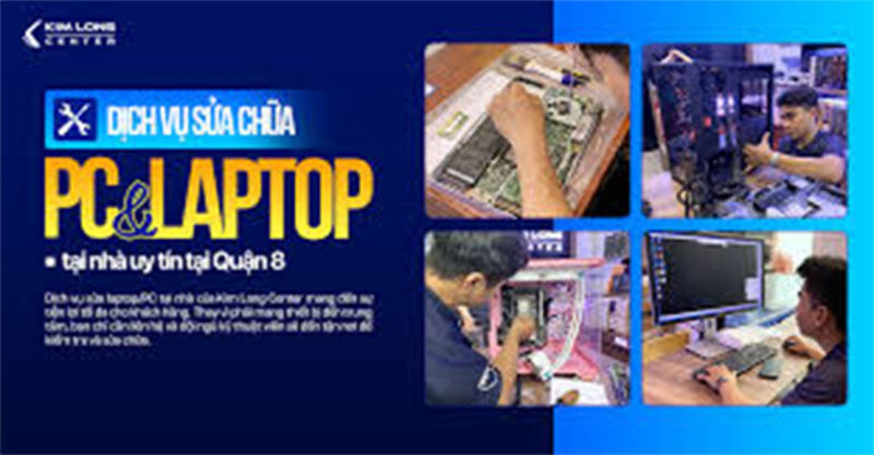 Tìm kiếm tiệm sửa laptop uy tín tại quận 8