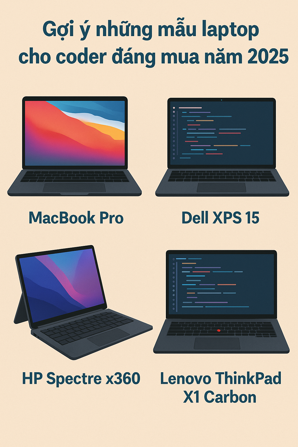 Gợi ý những mẫu laptop cho coder đáng mua năm 2025