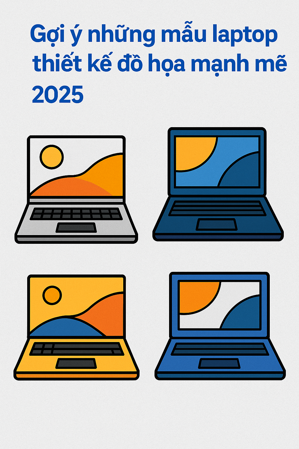   Gợi ý những mẫu laptop thiết kế đồ họa mạnh mẽ 2025