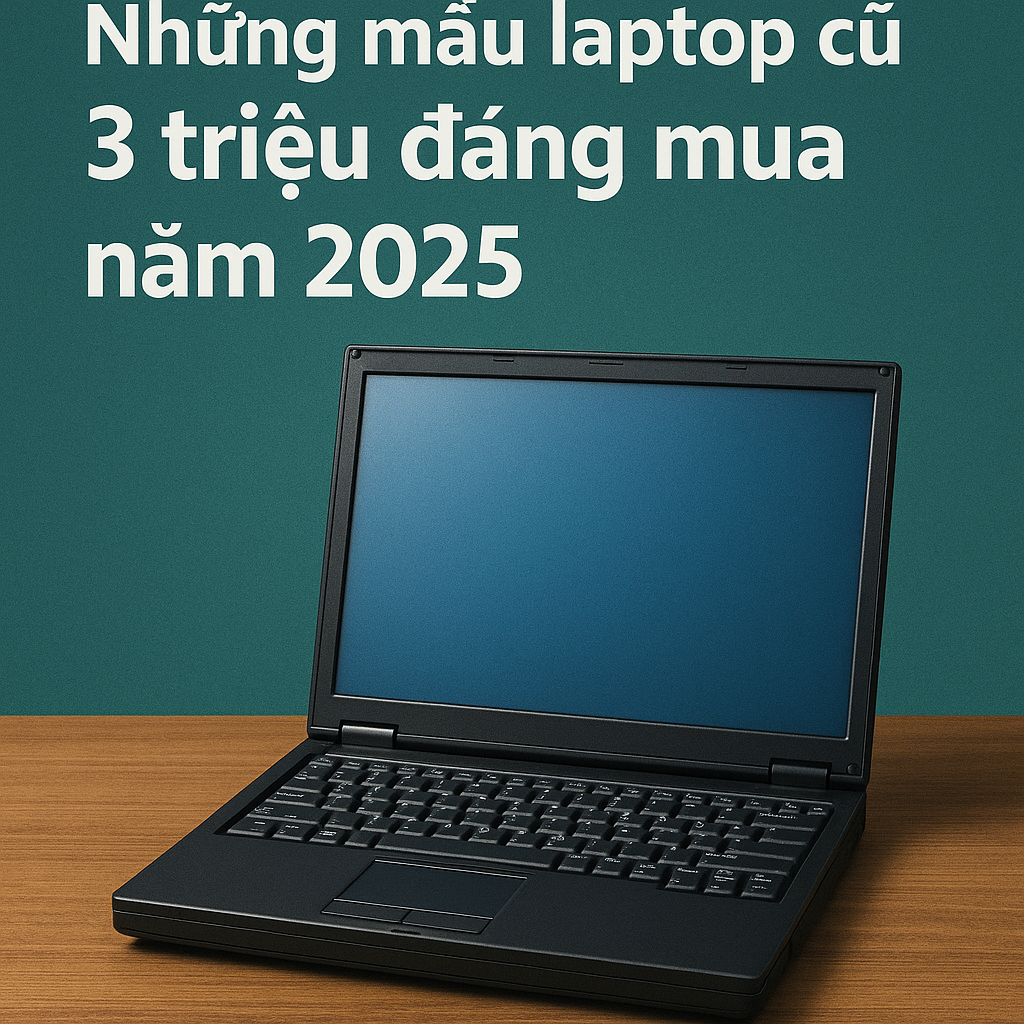 Những mẫu laptop cũ 3 triệu đáng mua năm 2025