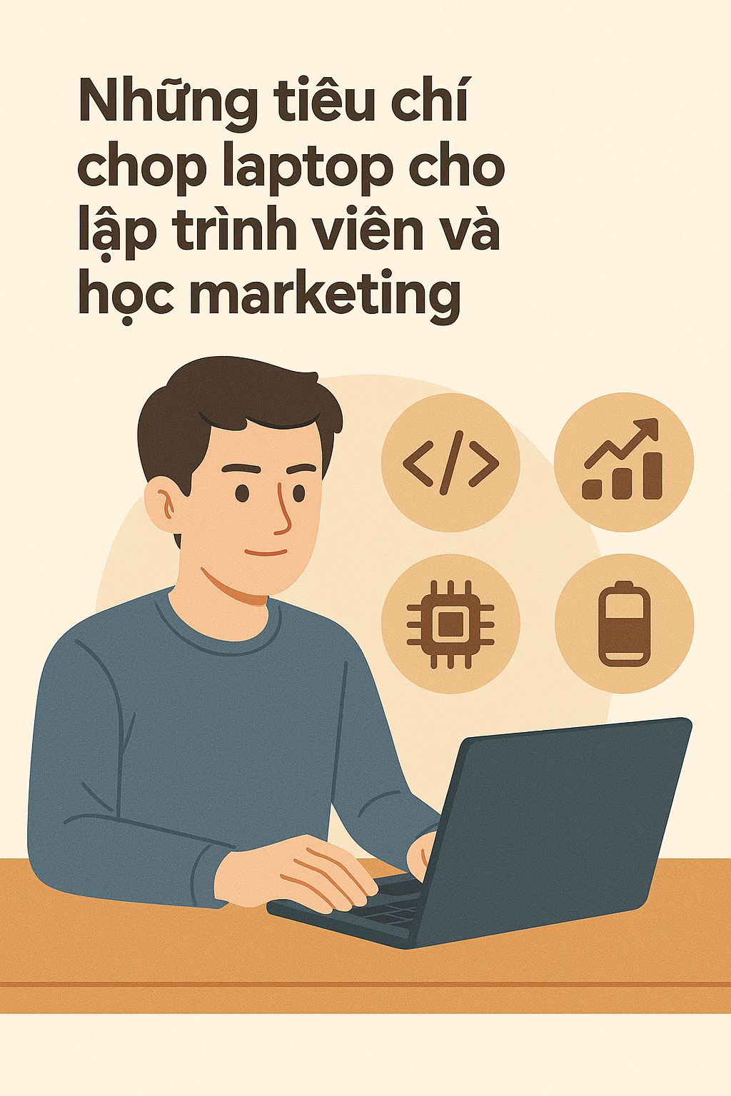   Những tiêu chí chọn laptop cho lập trình viên và học marketing