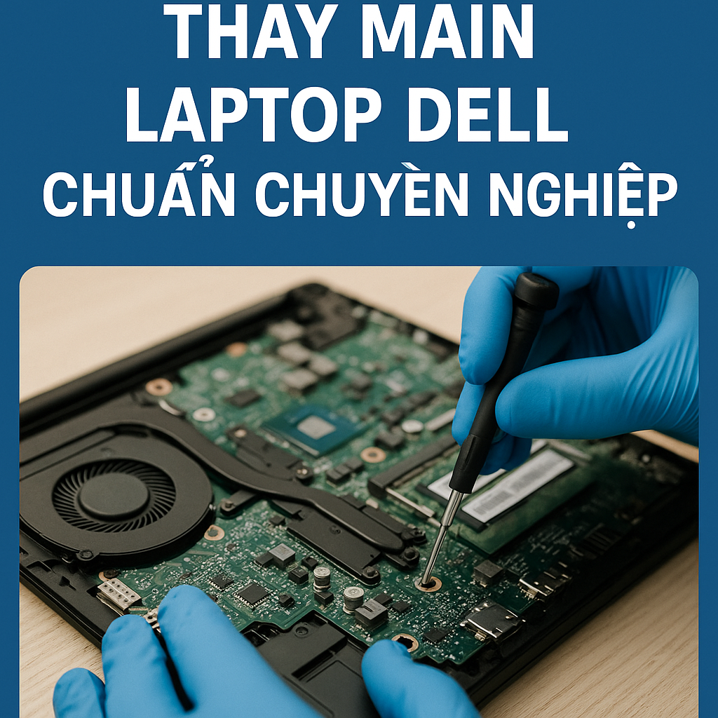 Quy Trình Thay Main Laptop Dell Chuẩn Chuyên Nghiệp
