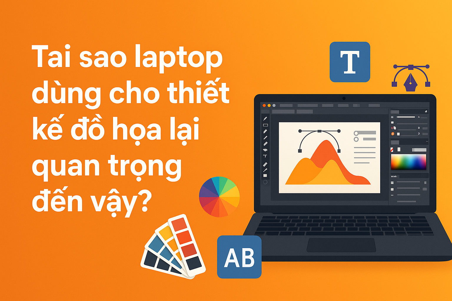Tại sao laptop dùng cho thiết kế đồ họa lại quan trọng đến vậy