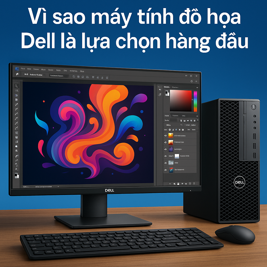 Vì sao máy tính đồ họa Dell là lựa chọn hàng đầu