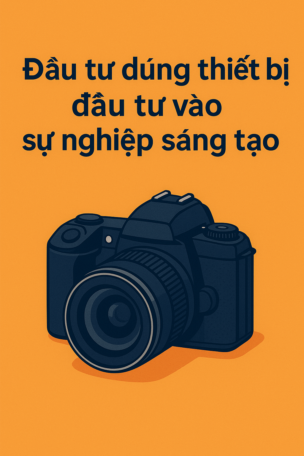  Đầu tư đúng thiết bị – đầu tư vào sự nghiệp sáng tạo