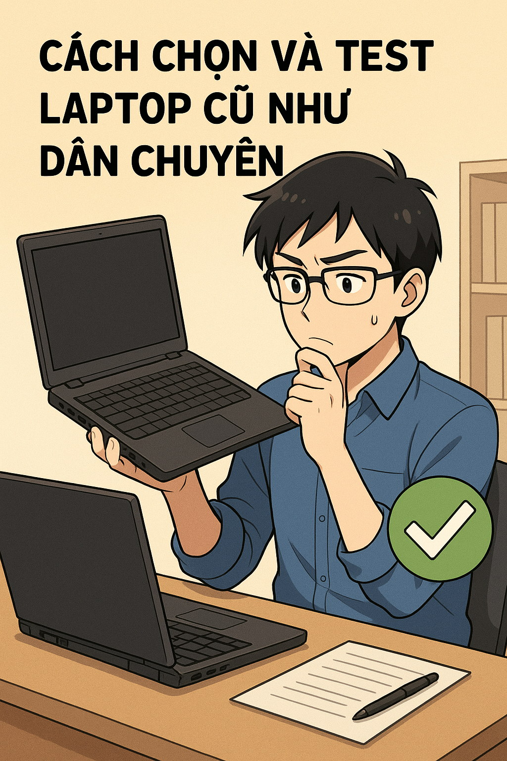  Cách chọn và test laptop cũ như dân chuyên