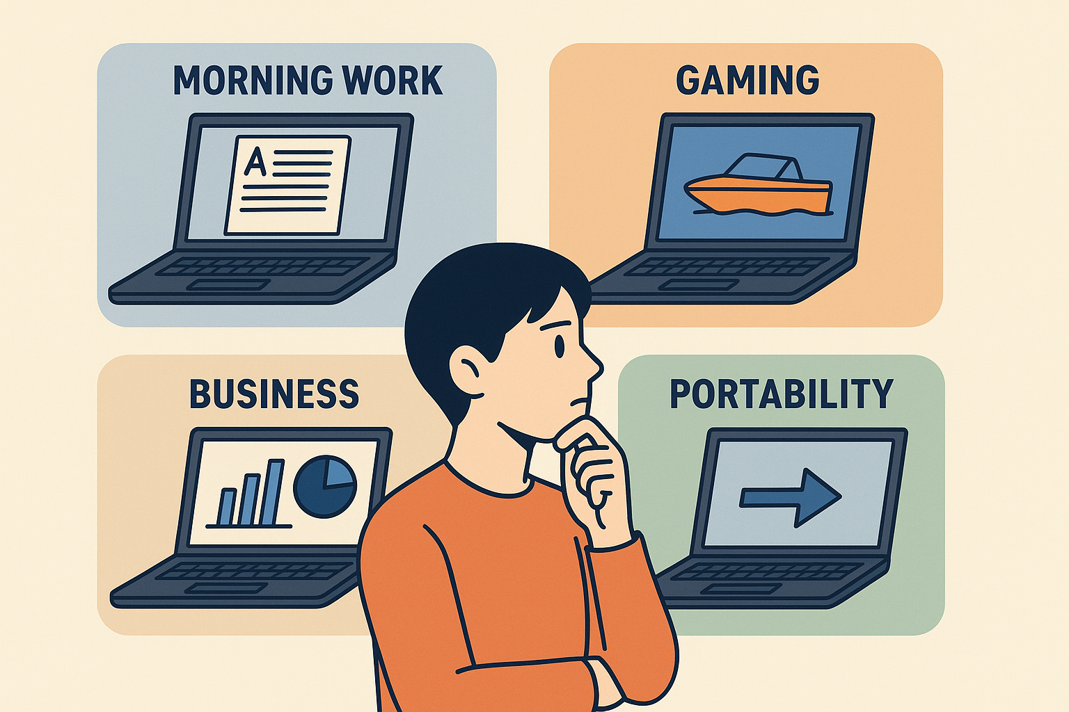 Gợi ý lựa chọn laptop xách tay theo nhu cầu