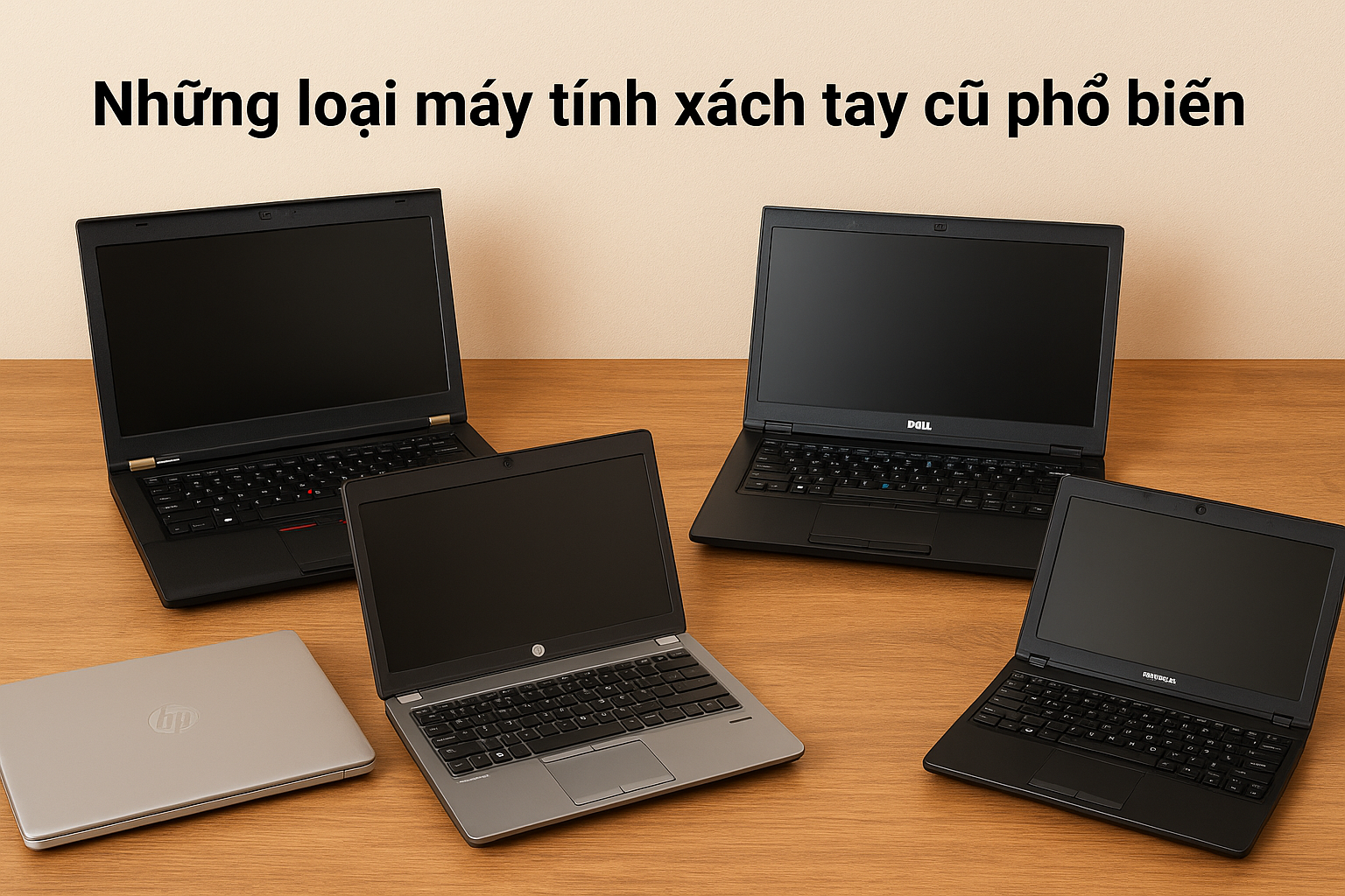 Những loại máy tính xách tay cũ phổ biến