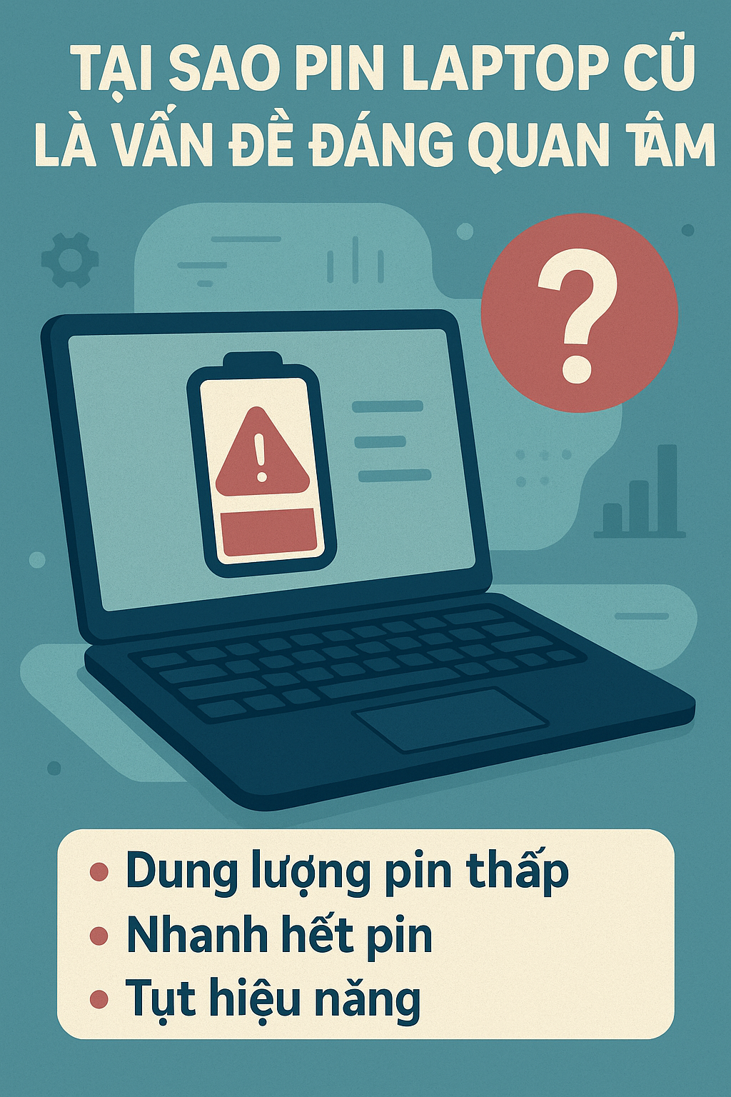 Tại Sao Pin Laptop Cũ Là Vấn Đề Đáng Quan Tâm