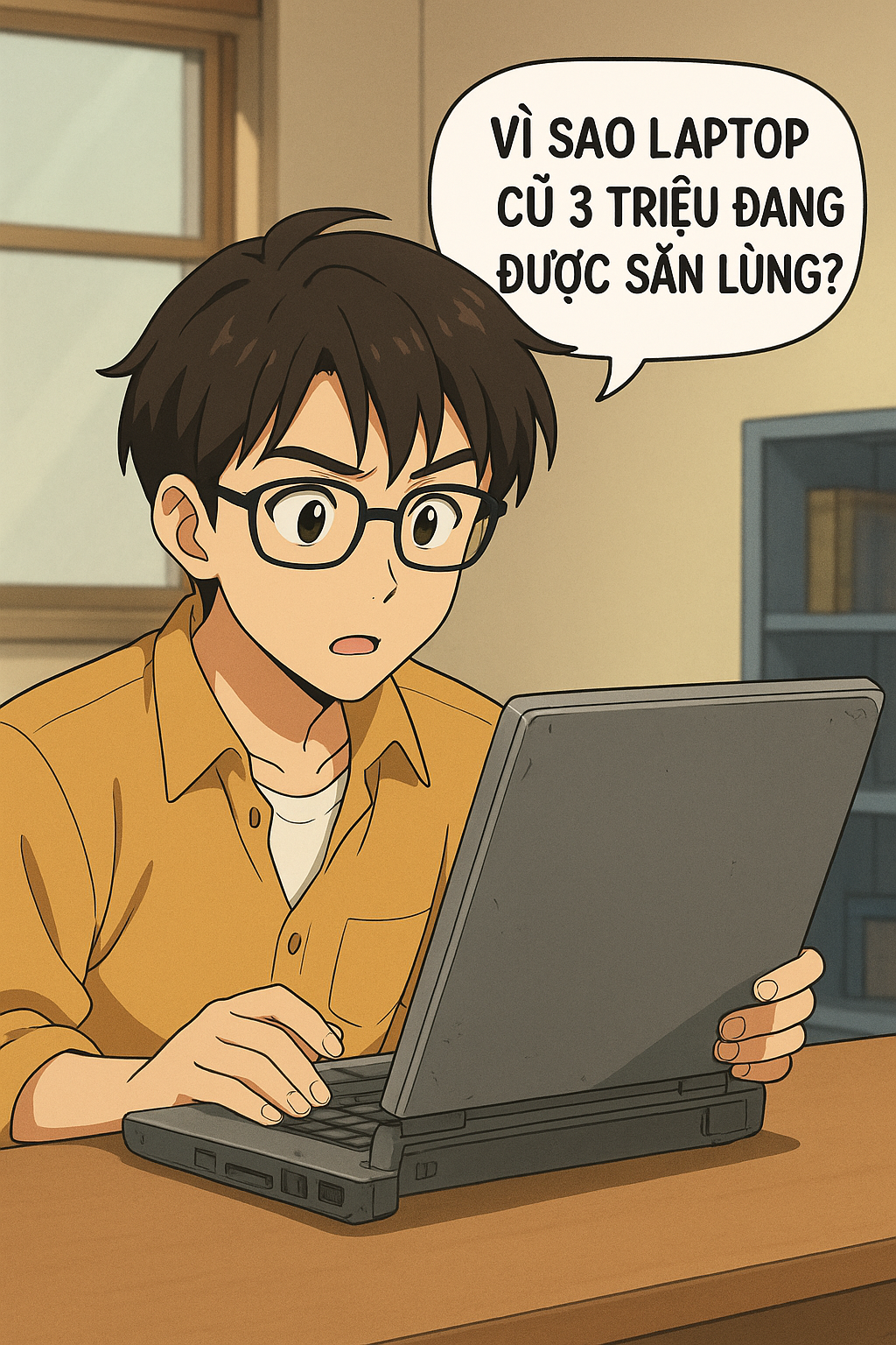 Vì sao laptop cũ 3 triệu đang được săn lùng