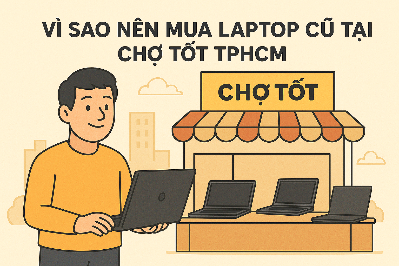 Vì sao nên mua laptop cũ tại chợ tốt TPHCM