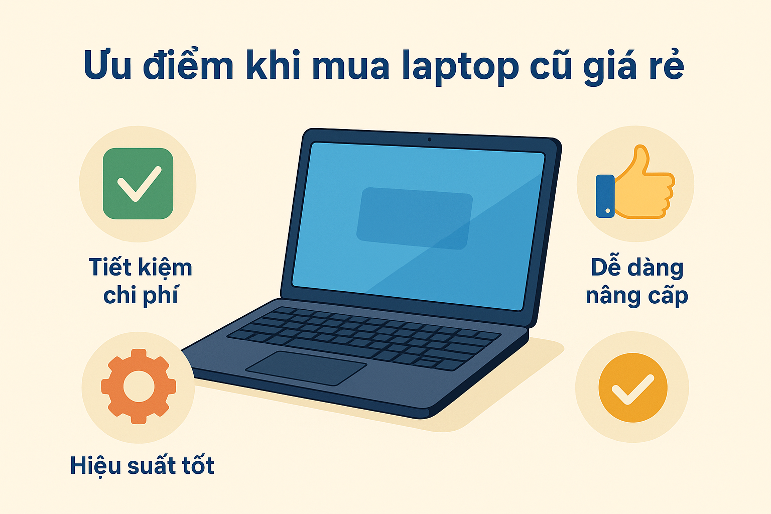 Ưu điểm khi mua laptop cũ giá rẻ